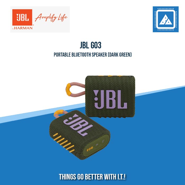 JBL GO3 PORTABLE BLUETOOTH SPEAKERS JBL GO3 PORTABLE BLUETOOTH SPEAKERS